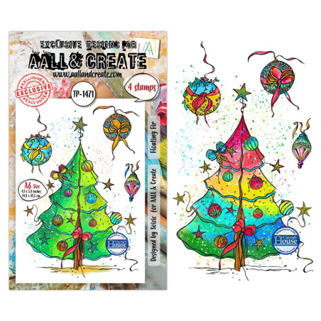 PREORDINE! AALL & Create Stamp Set A6 1471 Floating Fir
