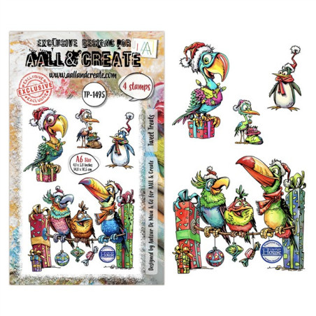 PREORDINE! AALL & Create Stamp Set A6 1495 Tweet Treats