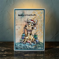 PREORDINE! AALL & Create Stamp Set A6 1496 Moo-ry Christmas!