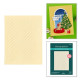Spellbinders Christmas Cats 3D Embossing Folder Herringbone Décor by Yana Smakula