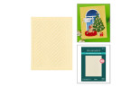 Spellbinders Christmas Cats 3D Embossing Folder Herringbone Décor by Yana Smakula