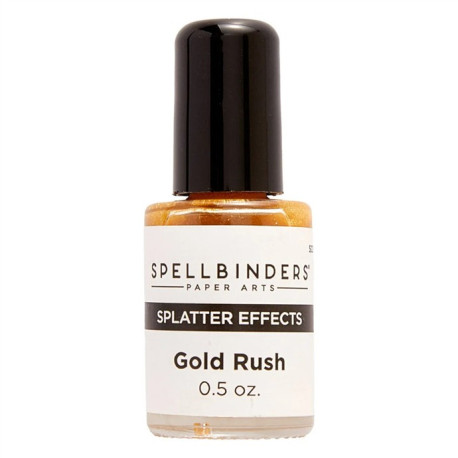 Spellbinders Gold Rush Splatter Effects