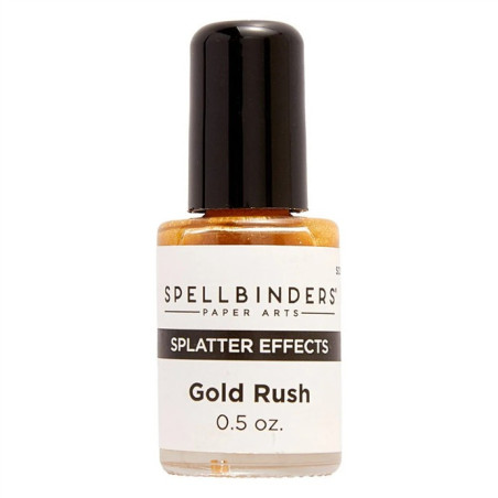 Spellbinders Gold Rush Splatter Effects