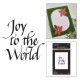 Spellbinders Upright Italic Holiday Sentiments Press + Foil Plate Joy to the World