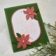 Spellbinders Upright Italic Holiday Sentiments Press + Foil Plate Joy to the World