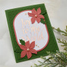 Spellbinders Upright Italic Holiday Sentiments Press + Foil Plate Joy to the World