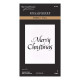 PREORDINE! Spellbinders Upright Italic Holiday Sentiments Press + Foil Plate Merry Christmas