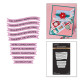PREORDINE! Spellbinders Dear Santa Press + Foil & Die Set Holiday Banner Greetings