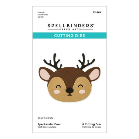 PREORDINE! Spellbinders Spectacular Christmas Etched Dies Deer