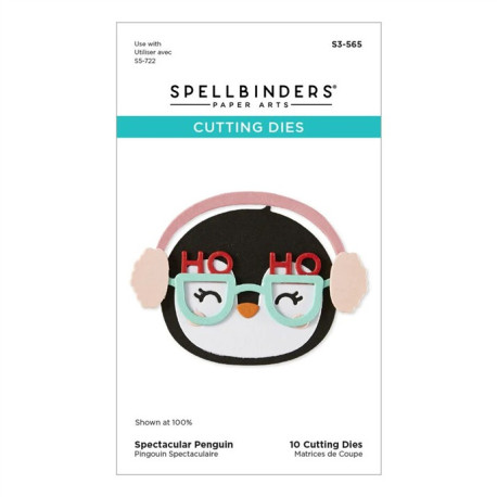 PREORDINE! Spellbinders Spectacular Christmas Etched Dies Penguin