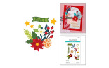 PREORDINE! Spellbinders Dear Santa Etched Dies Festive Floral Mix