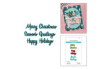 PREORDINE! Spellbinders Dear Santa Etched Dies Merry Greetings