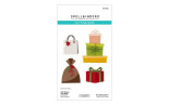 PREORDINE! Spellbinders Snowflake Kisses Etched Dies Gift Boxes and Bags