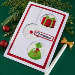 PREORDINE! Spellbinders Snowflake Kisses Etched Dies Gift Boxes and Bags