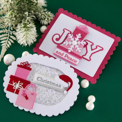 PREORDINE! Spellbinders Snowflake Kisses Etched Dies Gift Boxes and Bags