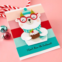 PREORDINE! Spellbinders Spectacular Christmas Etched Dies Bear