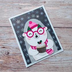 PREORDINE! Spellbinders Spectacular Christmas Etched Dies Bear