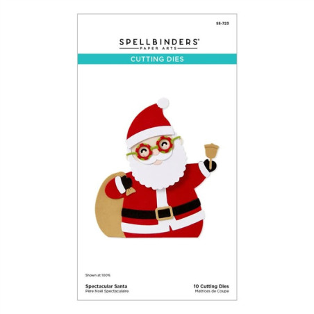 PREORDINE! Spellbinders Spectacular Christmas Etched Dies Santa