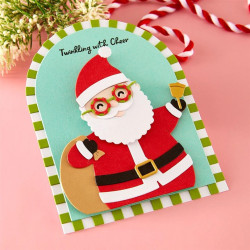 PREORDINE! Spellbinders Spectacular Christmas Etched Dies Santa