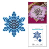 PREORDINE! Spellbinders Snowflake Kisses Etched Dies Layered Snowflakes by Lisa Horton
