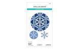 PREORDINE! Spellbinders Snowflake Kisses Etched Dies Snowflake Wreath by Lisa Horton