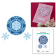 PREORDINE! Spellbinders Snowflake Kisses Etched Dies Snowflake Wreath by Lisa Horton