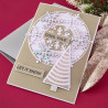 PREORDINE! Spellbinders Snowflake Kisses Etched Dies Snowflake Wreath by Lisa Horton