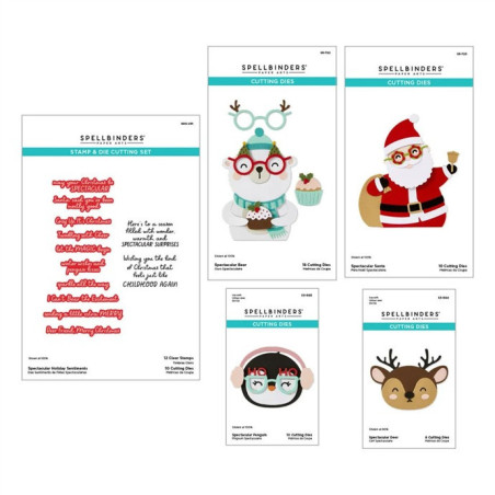 PREORDINE! Spellbinders Spectacular Christmas I Want It All! Bundle