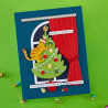 PREORDINE! Spellbinders Christmas Cats Etched Dies Window View by Yana Smakula