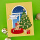 PREORDINE! Spellbinders Christmas Cats Etched Dies Window View by Yana Smakula
