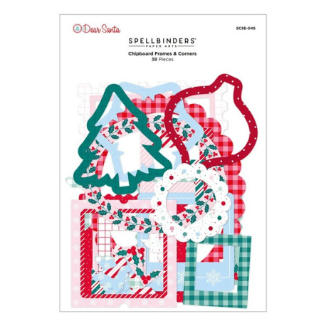 Spellbinders Dear Santa Die Cut Ephemera 38pz