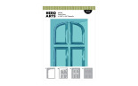 HERO ARTS Home for the Holidays Layering Stencil Set Front Door 4pezzi