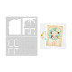 HERO ARTS Home for the Holidays Layering Stencil Set Front Door 4pezzi