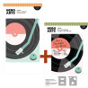 HERO ARTS Vintage Vinyl BUNDLE Drop the Needle FUSTELLA+STENCIL