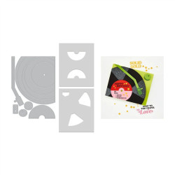 PREORDINE! HERO ARTS Vintage Vinyl Bundle Drop the Needle