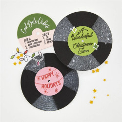 PREORDINE! HERO ARTS Vintage Vinyl Bundle Drop the Needle