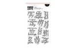 HERO ARTS Home for the Holidays Clear Stamp Set Very Merry Wishes