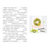 PREORDINE! HERO ARTS Home for the Holidays Clear Stamp Set Season's Greetings