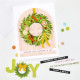 PREORDINE! HERO ARTS Home for the Holidays Clear Stamp Set Season's Greetings
