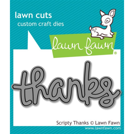 LAWN FAWN Scripty Thanks Dies
