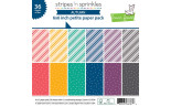LAWN FAWN Stripes ‘n Sprinkles Autumn Petite Paper Pack 15x15m