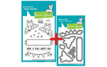 SET LAWN FAWN Fangtastic Friends Add-On TIMBRI + FUSTELLE