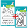LAWN FAWN Fangtastic Friends Add-On Clear Stamp