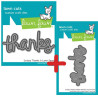 LAWN FAWN Scripty Thanks SET 2 fustelle