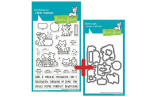 LAWN FAWN Hocus Purr-cus! SET timbro+fustelle