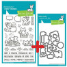 LAWN FAWN Hocus Purr-cus! SET timbro+fustelle