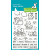 LAWN FAWN Hocus Purr-cus! SET timbro+fustelle