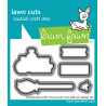 LAWN FAWN Hocus Purr-cus! Add-On SET timbro+fustelle