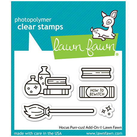 LAWN FAWN Hocus Purr-cus! Add-On Clear Stamps