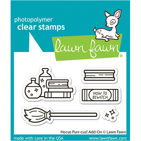 LAWN FAWN Hocus Purr-cus! Add-On Clear Stamps